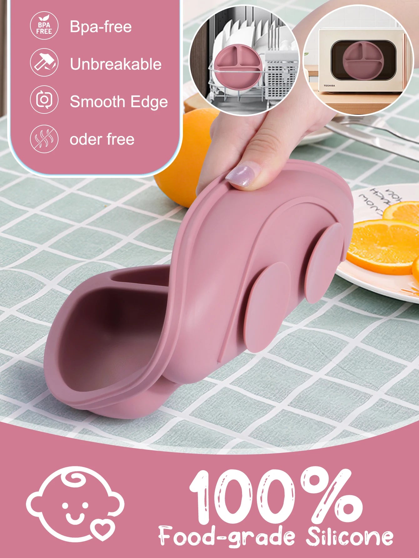 Fun Bites 3pc Suction Dining Set