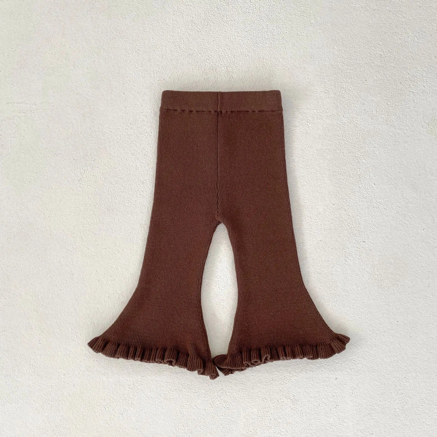 Toddler Girls' Knitted Flare Pants