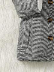 Baby Boys Plush Warm Jacket