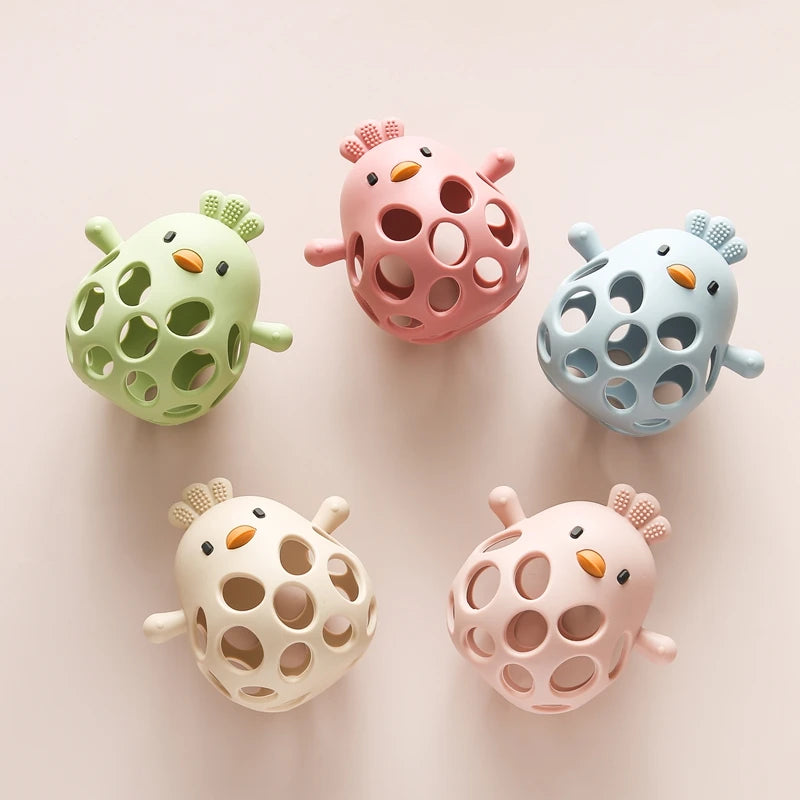 Chickie Chew Hollow Teether Rattle