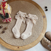 Baby Girls  Big Bow Christmas Socks