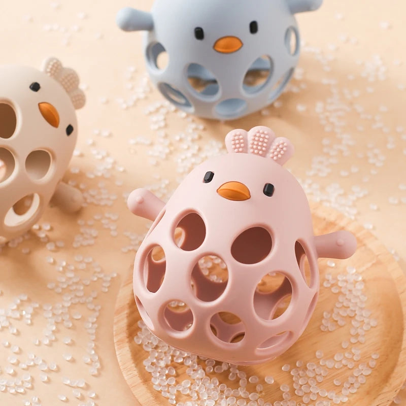 Chickie Chew Hollow Teether Rattle