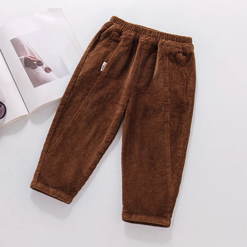 Boys' Plush Casual Pants