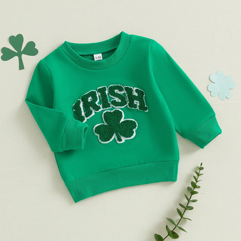 St. Patrick's Day Kids Shamrock Hoodie