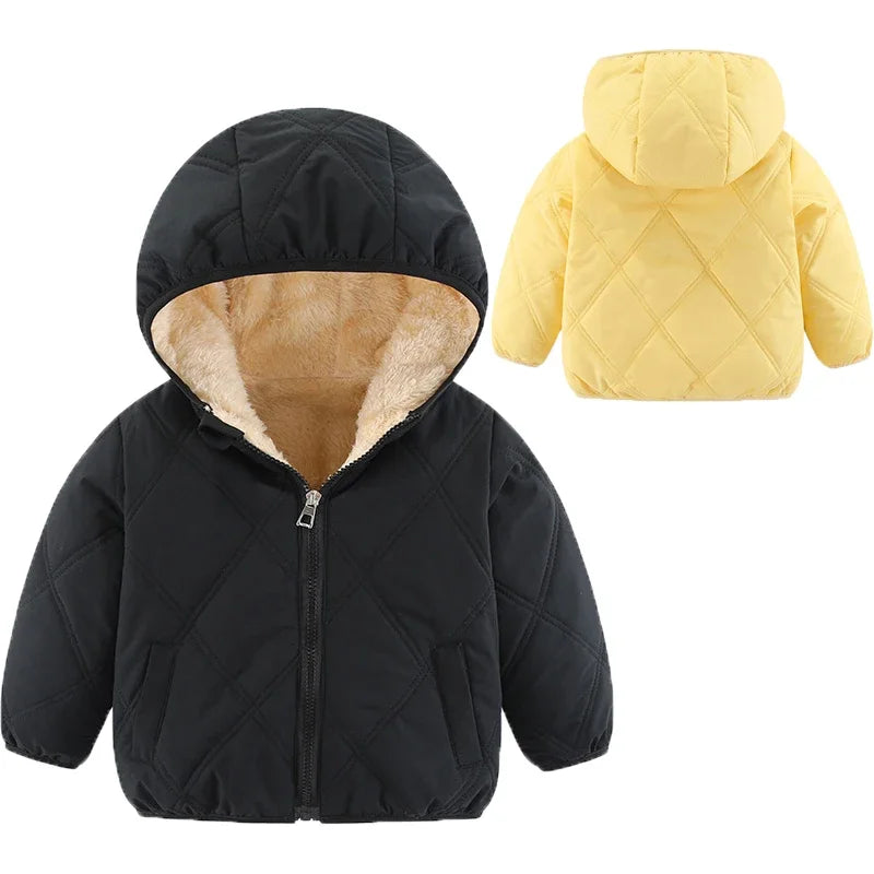 Kids Winter Hooded Jacket