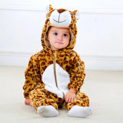Baby Winter Hooded Romper Pajamas