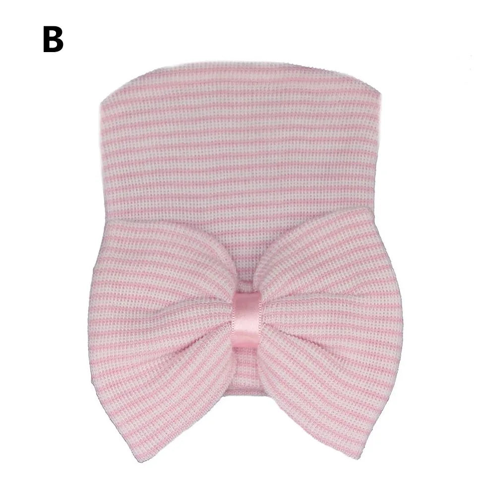 Newborn Hospital Hat with Bow