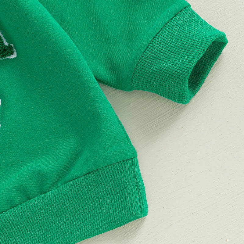 St. Patrick's Day Kids Shamrock Hoodie