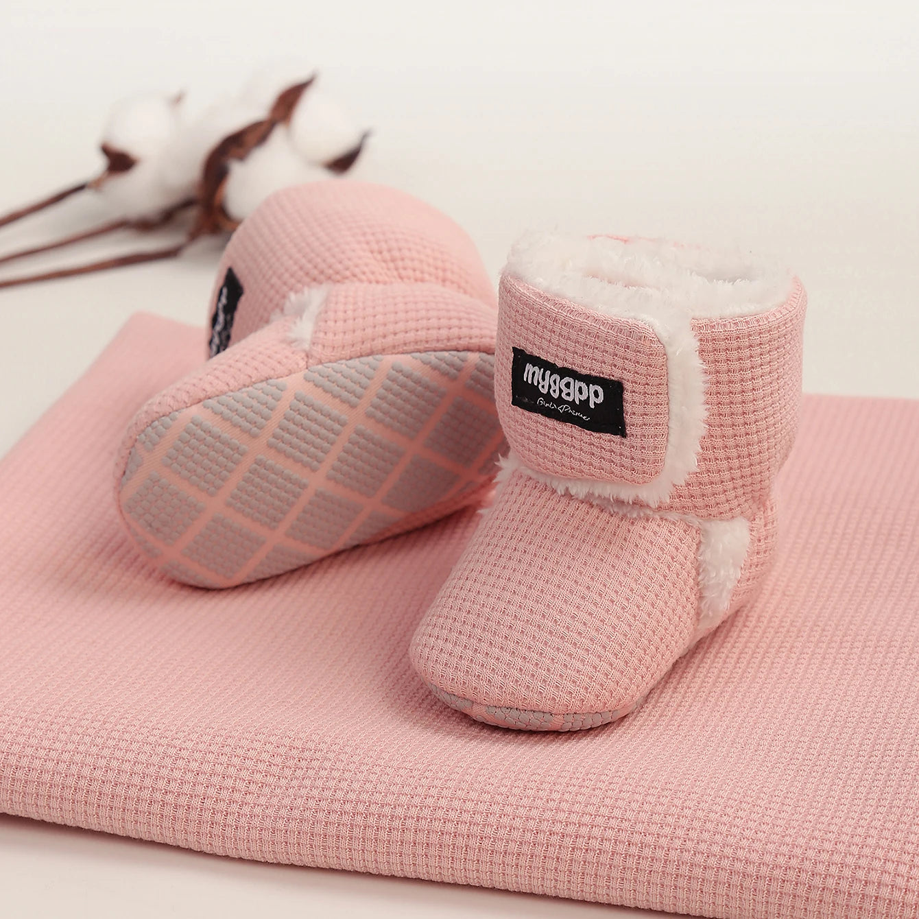 Baby Girls & Boys Warm Fleece Winter Booties