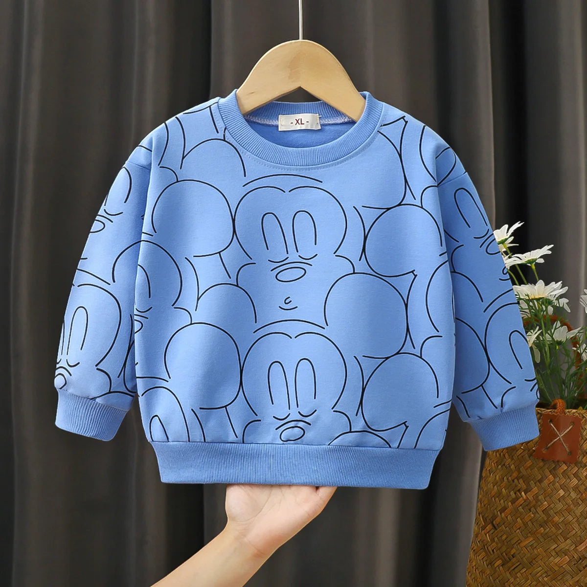 Disney Mickey Mouse Long Sleeve Sweatshirt