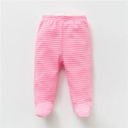 3-Pack Newborn Cotton Footed Pants