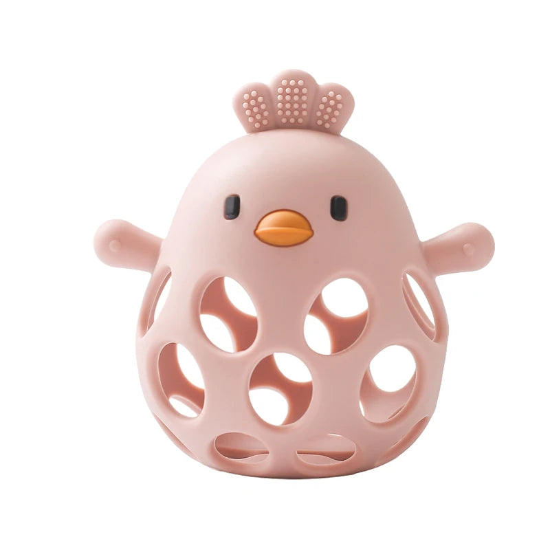 Chickie Chew Hollow Teether Rattle
