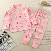 Toddler Kids Long Sleeve Cartoon Pajamas