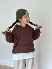 Casual Loose Cotton Hooded Pullover