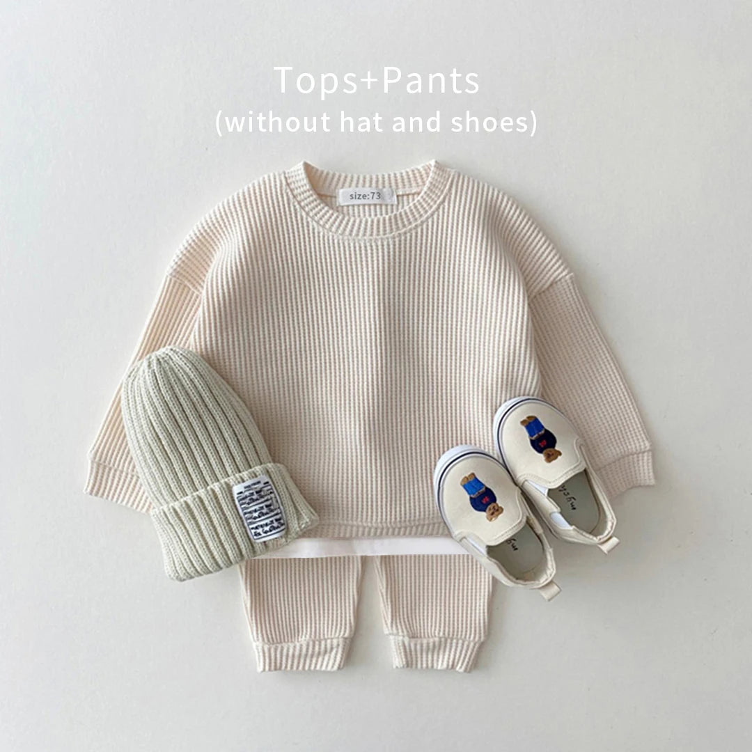 Baby Clothing Sets for Spring & Autumn Loose Tracksuit Pullovers