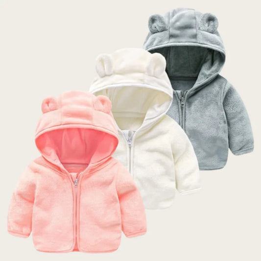 Winter Cute Baby Girls Fleece Jacket
