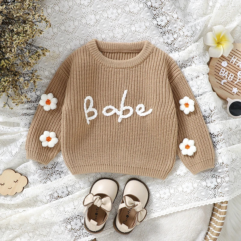Babe long Sleeve Sweaters Top