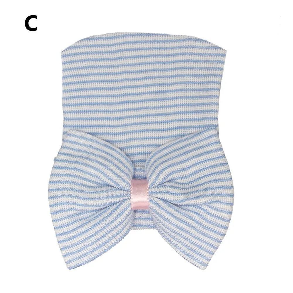 Newborn Hospital Hat with Bow