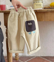 Kids' Cartoon Patch Harem Pants