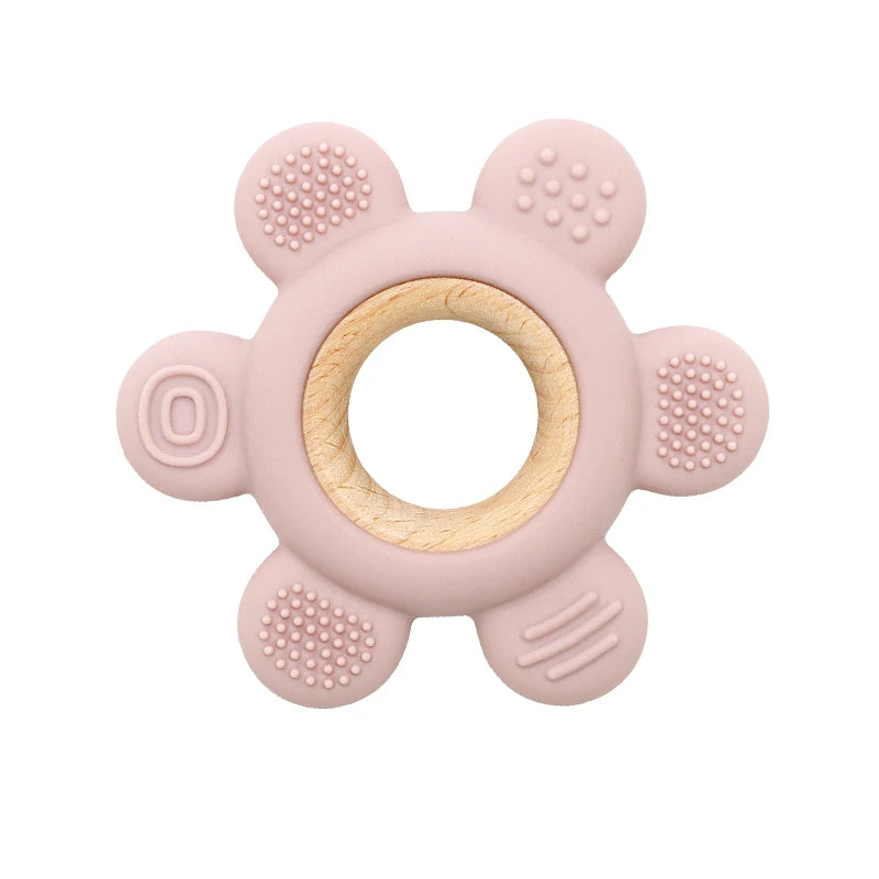 Bloom Bite Wooden Flower Teether