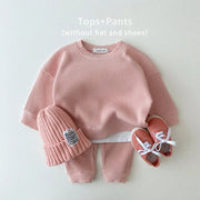 Baby Clothing Sets for Spring & Autumn Loose Tracksuit Pullovers