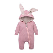 Hooded Long-Sleeve Jumpsuit