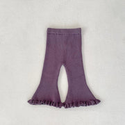 Toddler Girls' Knitted Flare Pants