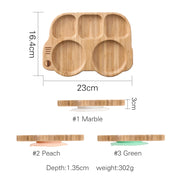 Nibble Nest Silicone & Wood Feeding Set