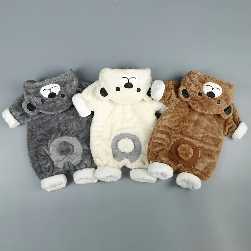 Warm Hooded Romper For Infants