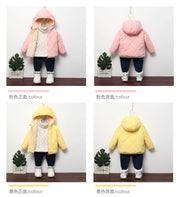 Lamb Wool & Velvet Thick Coat for Kids