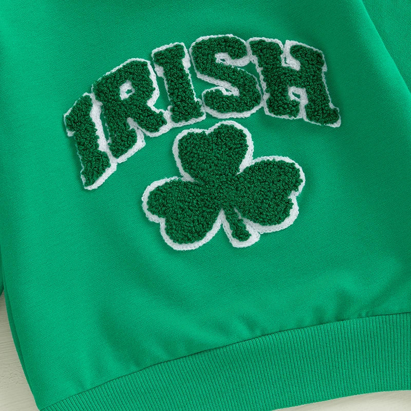 St. Patrick's Day Kids Shamrock Hoodie