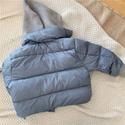 Winter Patchwork Hooded Jacket