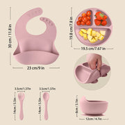 Meal Mate 5pc Silicone Feeding Set