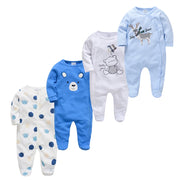 Baby Boy Rompers Newborn Cotton Long Sleeve O-neck 0-12M Onesie Clothing