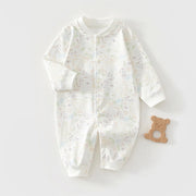 AYNIGIELL Baby Clothes Spring Autumn Pure Cotton Underwear Newborn Onesie Romper Long Sleeve Loungewear Outfit Bodysuit
