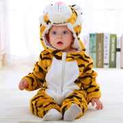 Baby Winter Hooded Romper Pajamas