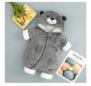 Warm Hooded Romper For Infants