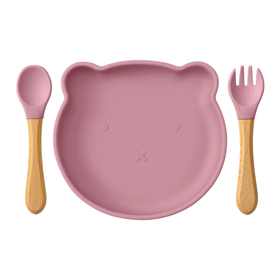 Stick Ease Silicone Baby Feeding Set