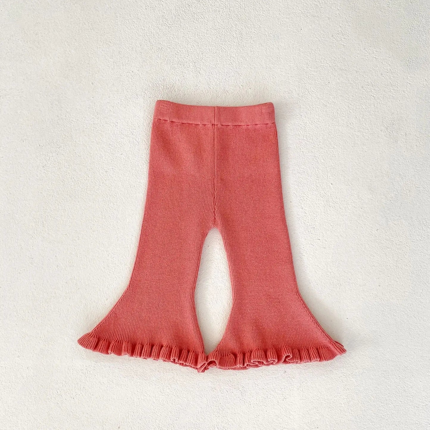 Toddler Girls' Knitted Flare Pants