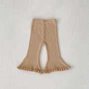 Toddler Girls' Knitted Flare Pants