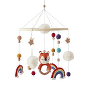 Wooden Crib Mobile Baby Bed Bell Rattle Toy