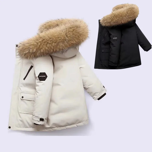Thick, Warm & Fur Hooded Coat