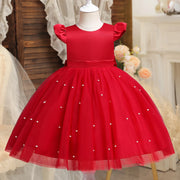 Elegant Beaded Princess Dress