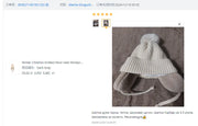 Winter Baby Pompom Beanie Hat