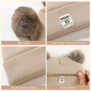 Stylish Baby Knitted Pom-Pom Beanie