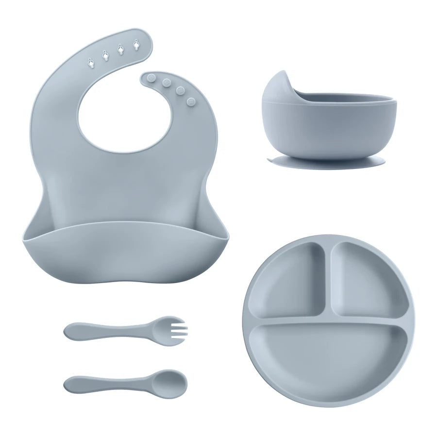 Meal Mate 5pc Silicone Feeding Set