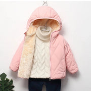 Lamb Wool & Velvet Thick Coat for Kids