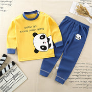 Toddler Kids Long Sleeve Cartoon Pajamas