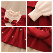 Baby Girl Christmas Dress – Knitted Lace