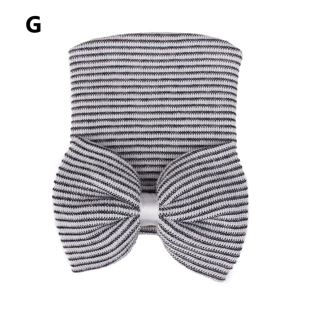 Newborn Hospital Hat with Bow